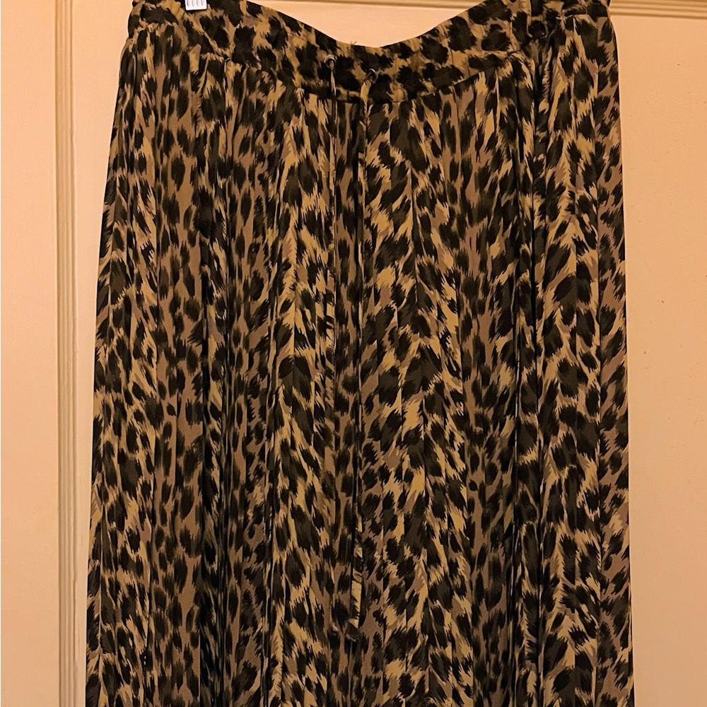 Banana Republic Leopard Skirt